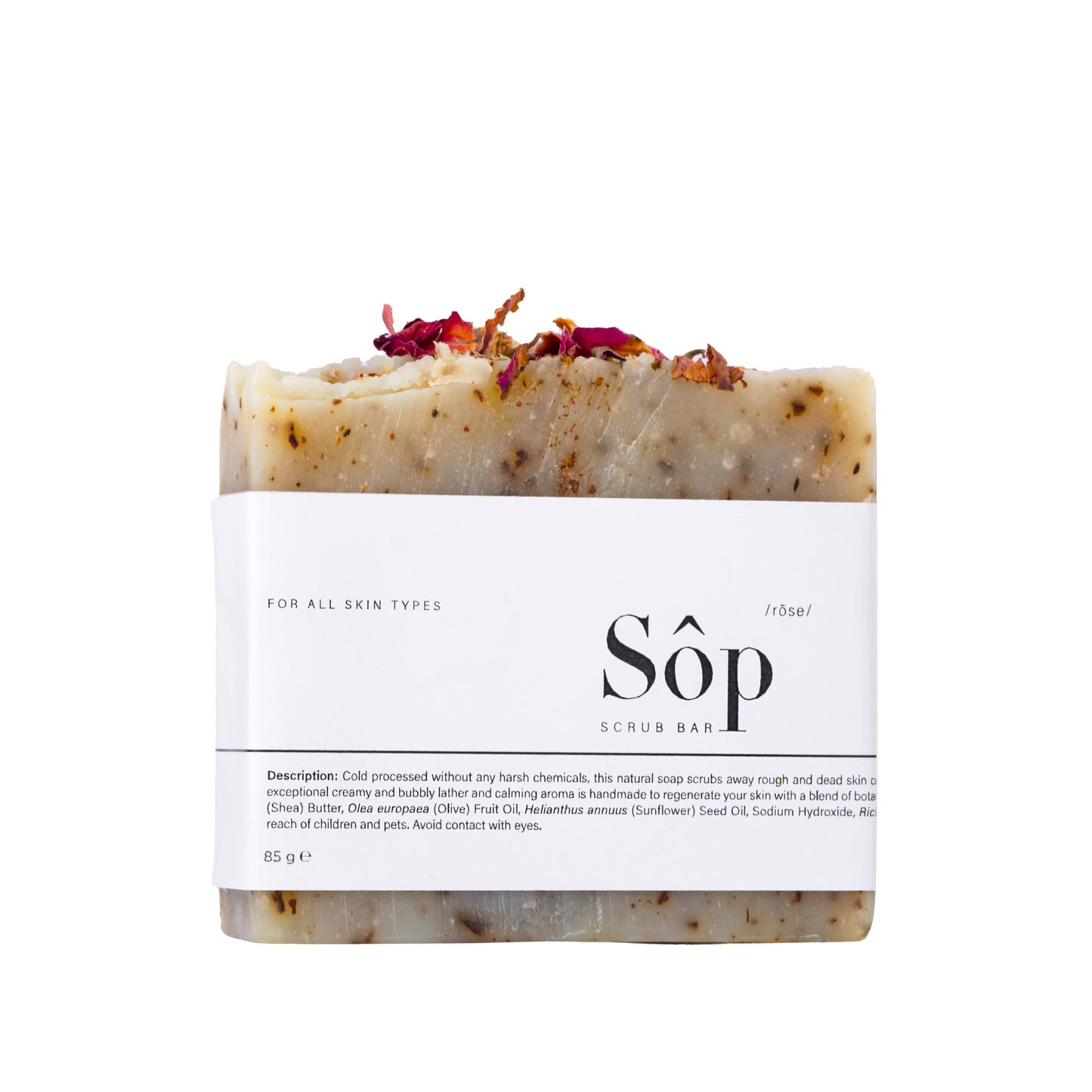 Sôp Rose Scrub Bar