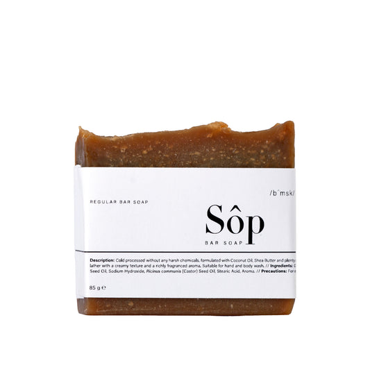 Sôp Scented Soap Bar Black Musk