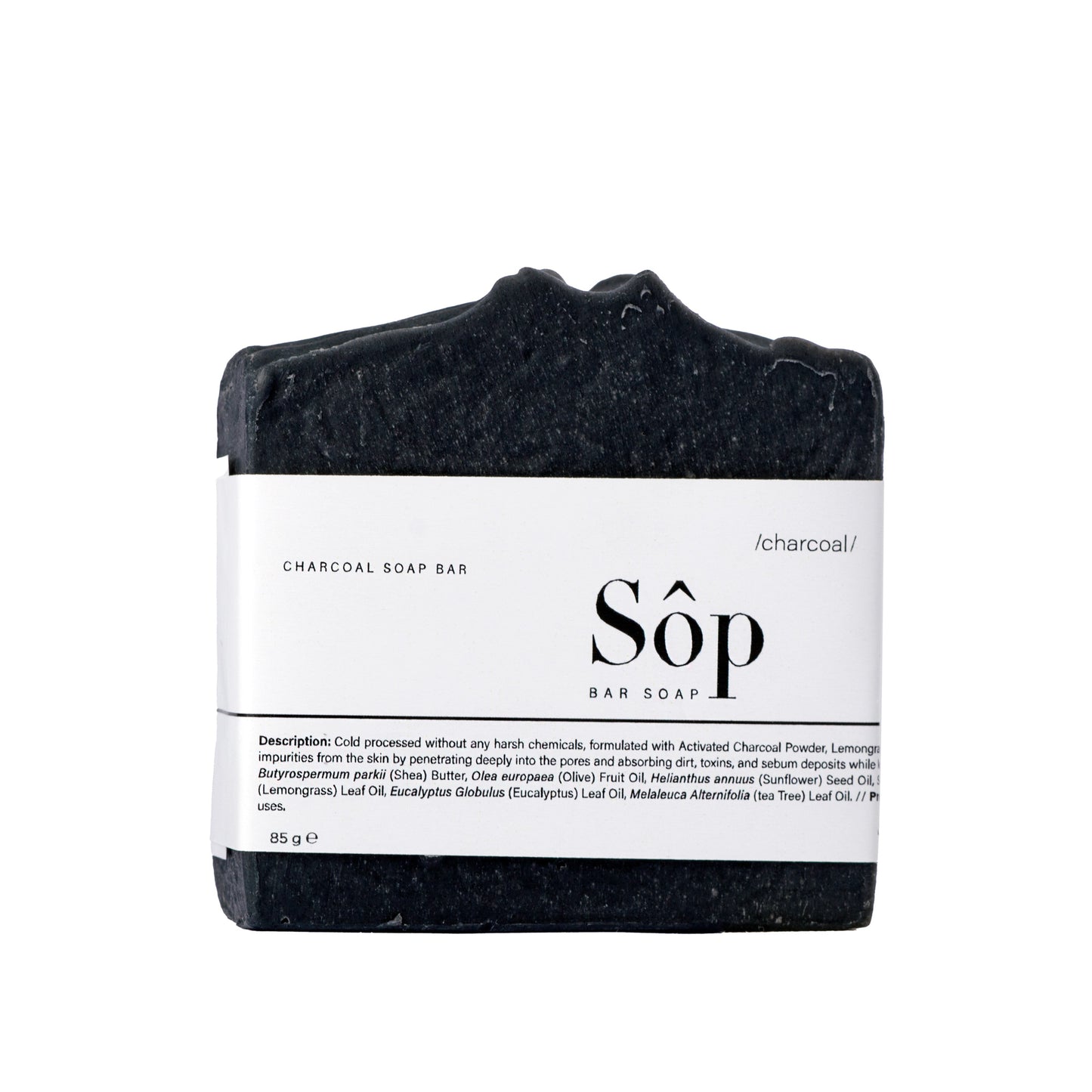 Sôp Charcoal Face Soap Bar