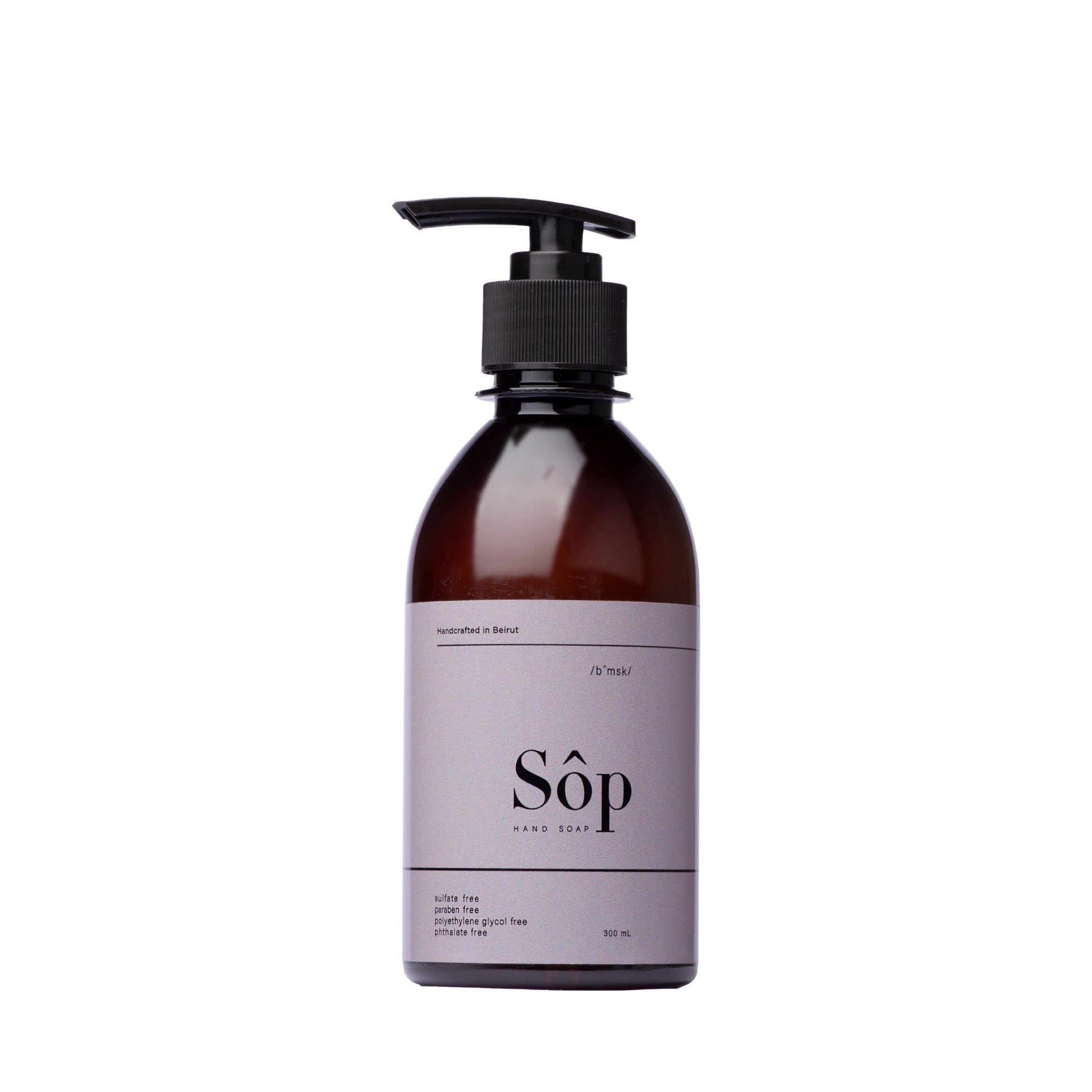 Atelier Beautanique Sôp Natural Liquid Soap Black Musk 300mL