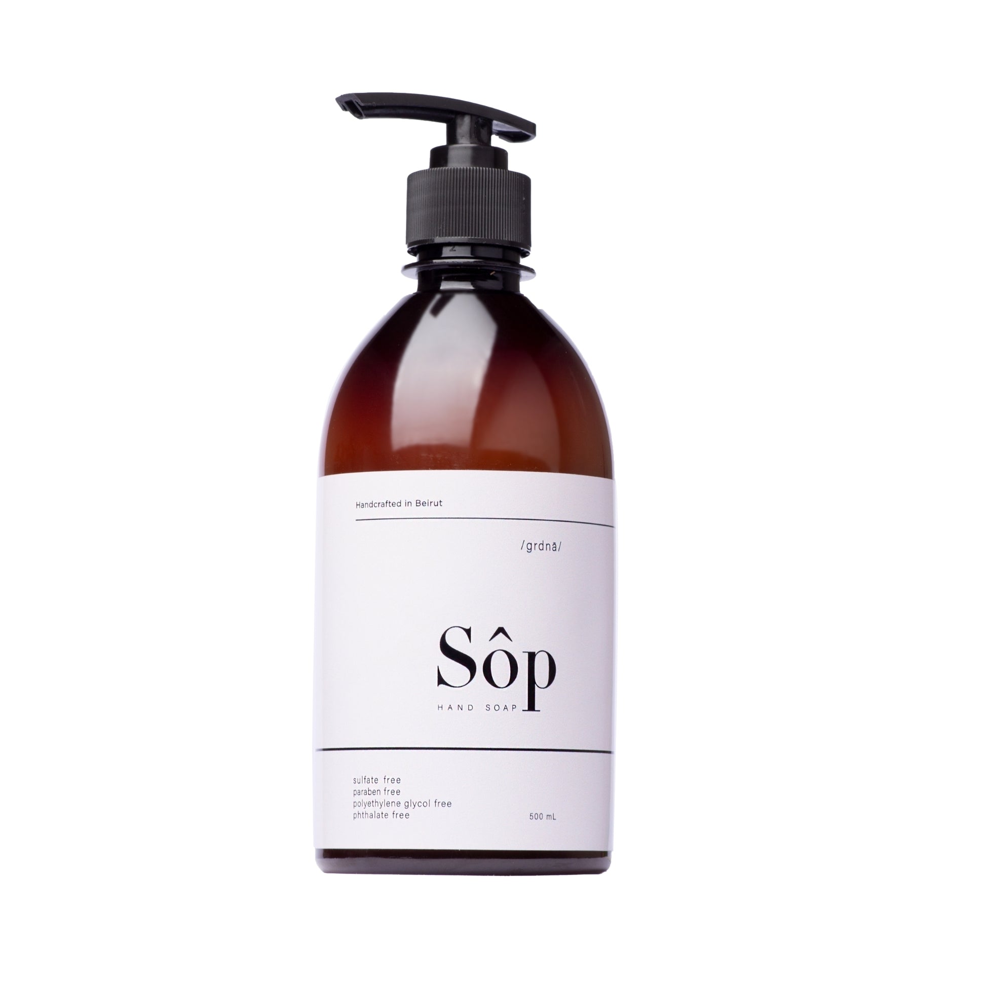 Atelier Beautanique Sôp Natural Liquid Soap Gardenia 500mL