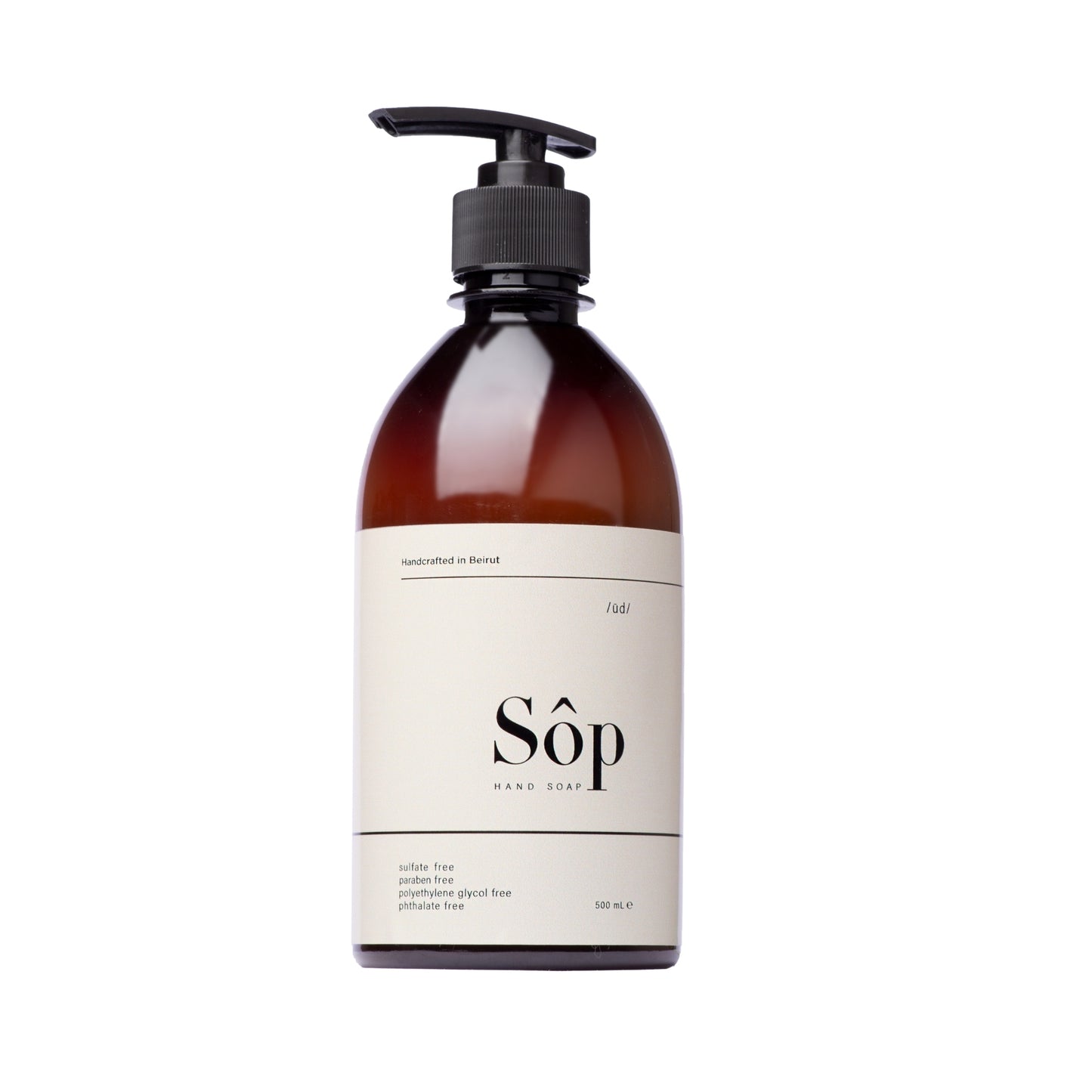 Atelier Beautanique Sôp Natural Liquid Soap Oud 500mL