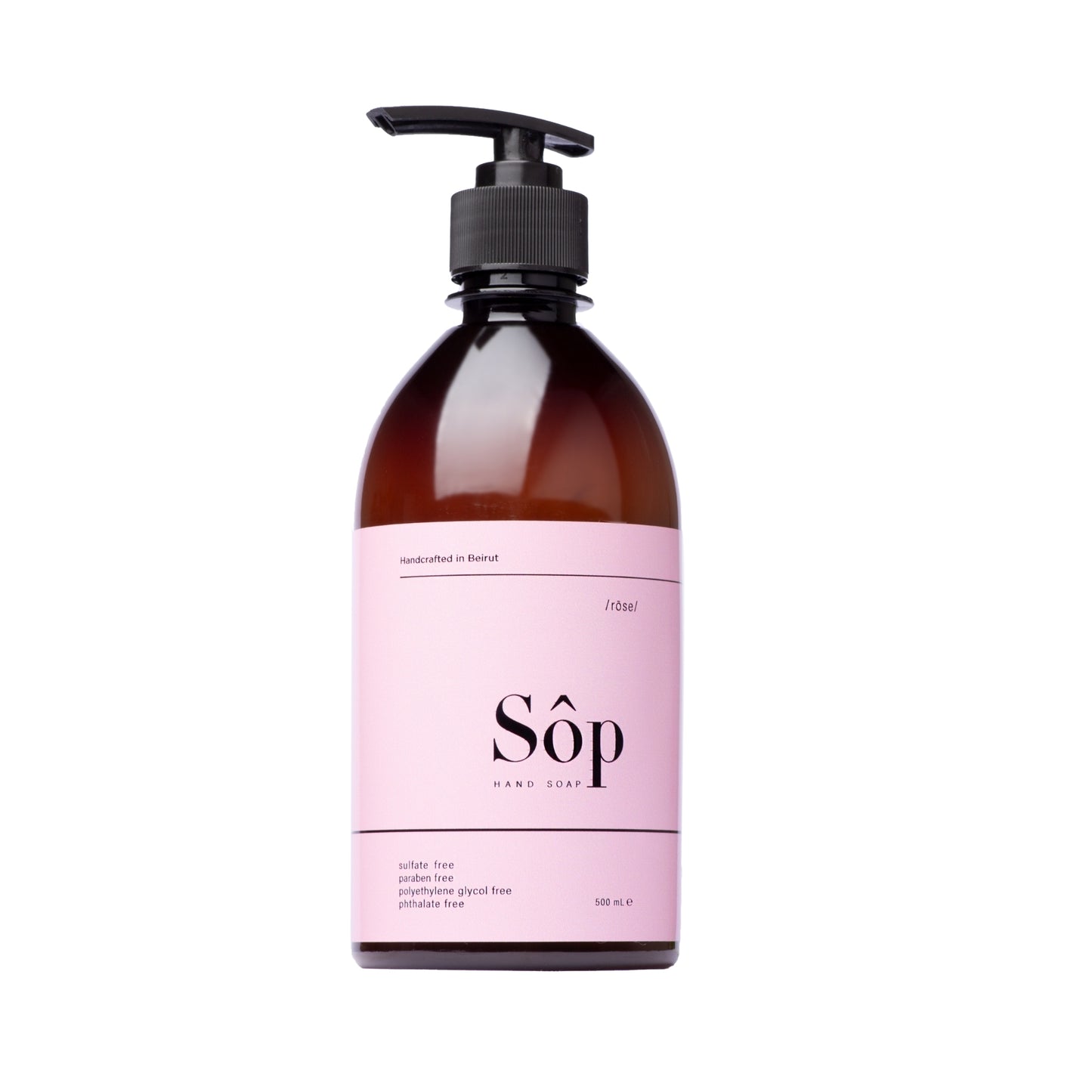 Atelier Beautanique Sôp Natural Liquid Soap Rose 500mL