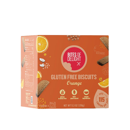 Bites Of Delight Gluten Free Orange Biscuits