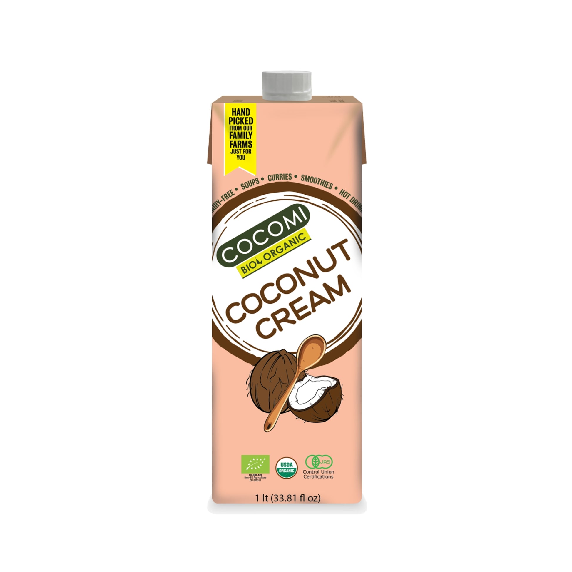 COCOMI Organic Coconut Cream 1L