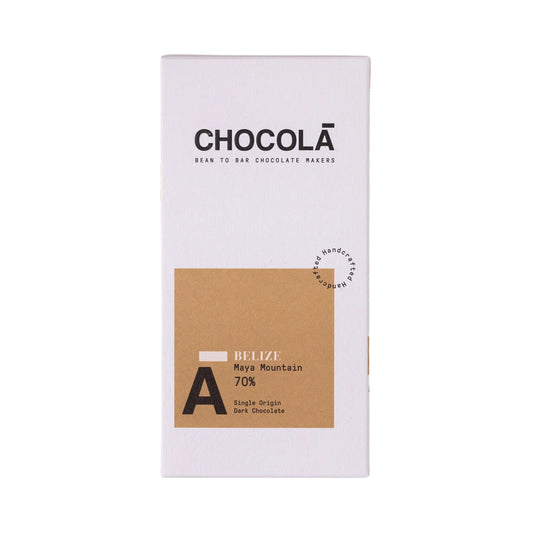 Chocolā Belize Maya Mountain 70% Single Origin Dark Chocolate