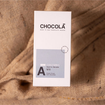 Chocolā Colombia Sierra Nevada 70% Single Origin Dark Chocolate