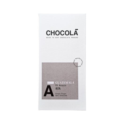 Chocolā Guatemala Acopio 80% Single Origin Dark Chocolate