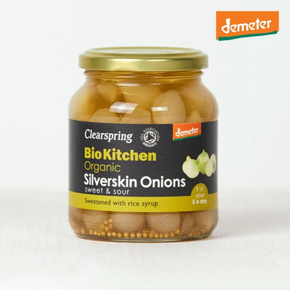 Clearspring Bio Kitchen Organic Silverskin Onions 