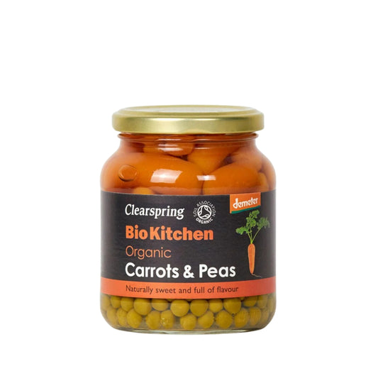 Clearspring Bio Kitchen Organic Carrots & Peas