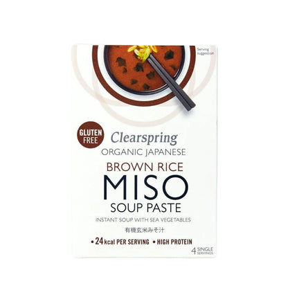 Clearspring Organic Instant Brown Rice Miso Soup PasteClearspring Organic Instant Brown Rice Miso Soup Paste