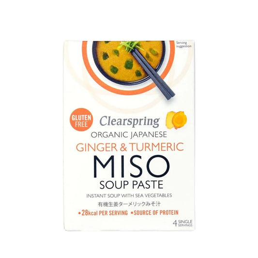 Clearspring Organic Instant Miso Soup Paste Ginger & Turmeric