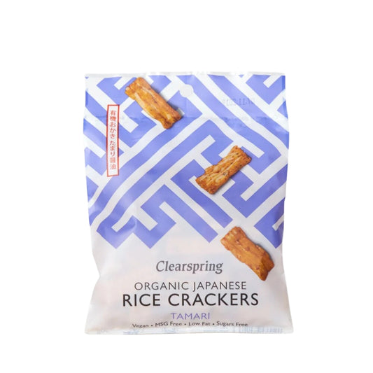 Clearspring Organic Japanese Rice Crackers Tamari