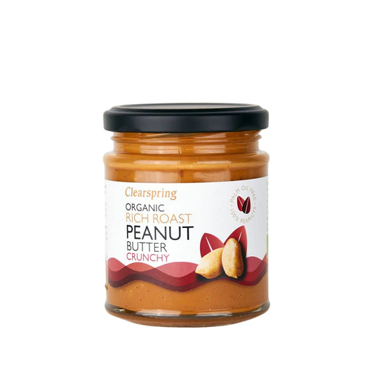 Clearspring Organic Rich Roast Crunchy Peanut Butter