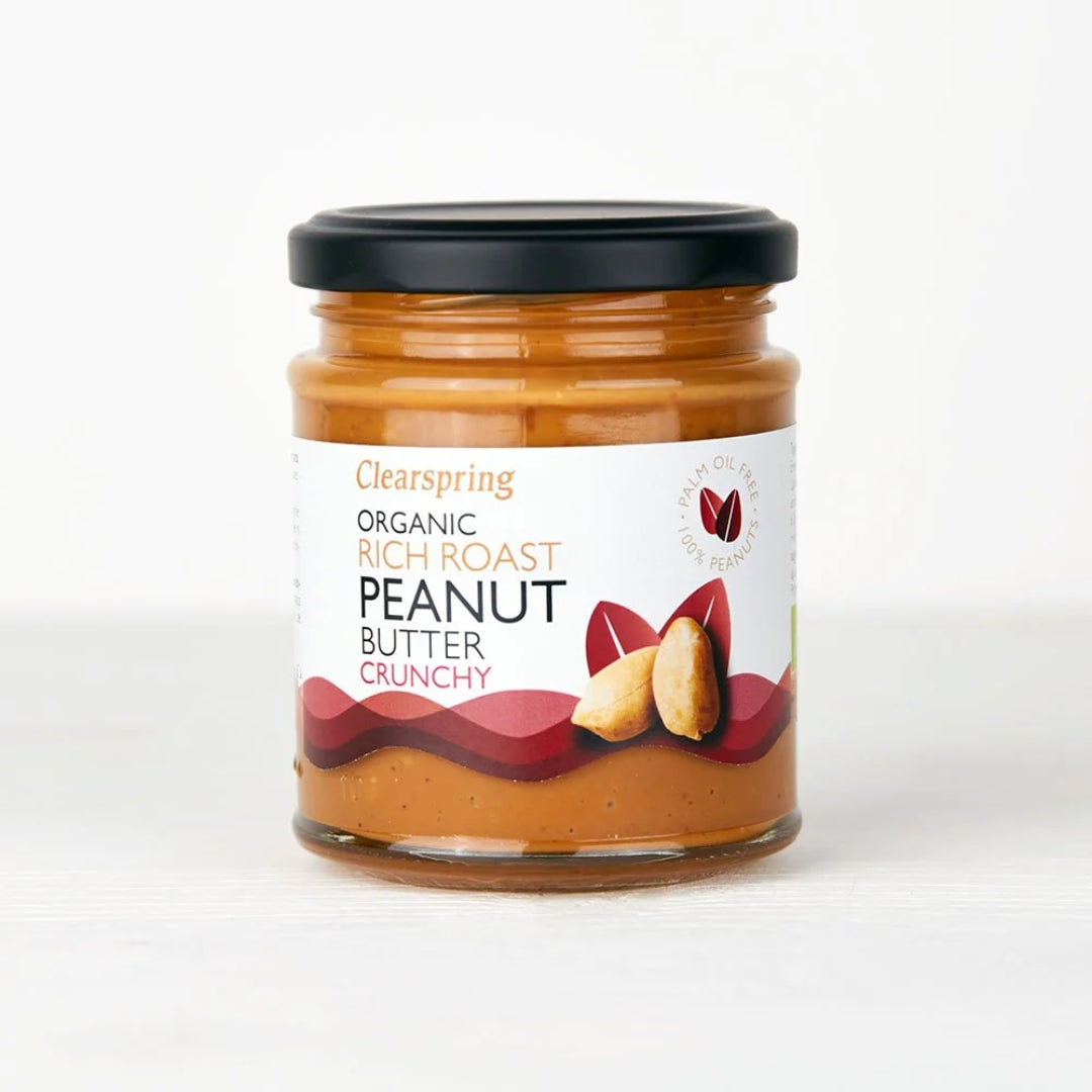 Clearspring Organic Rich Roast Crunchy Peanut Butter