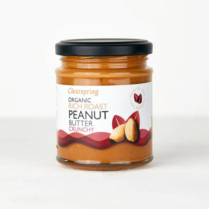 Clearspring Organic Rich Roast Crunchy Peanut Butter