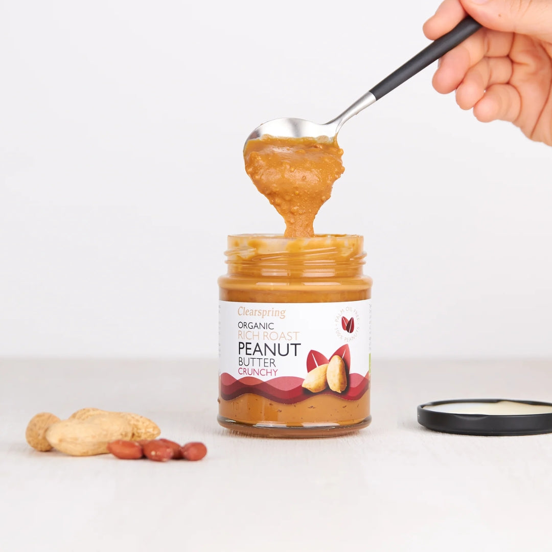 Clearspring Organic Rich Roast Crunchy Peanut Butter