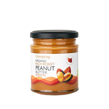 Clearspring Organic Rich Roast Smooth Peanut Butter