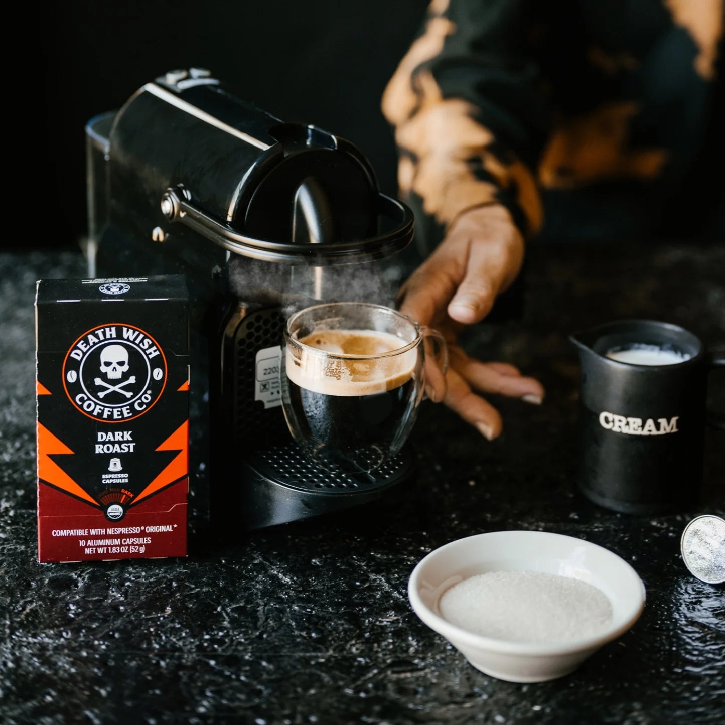 Death Wish Coffee Co® Dark Roast Organic Espresso Capsules