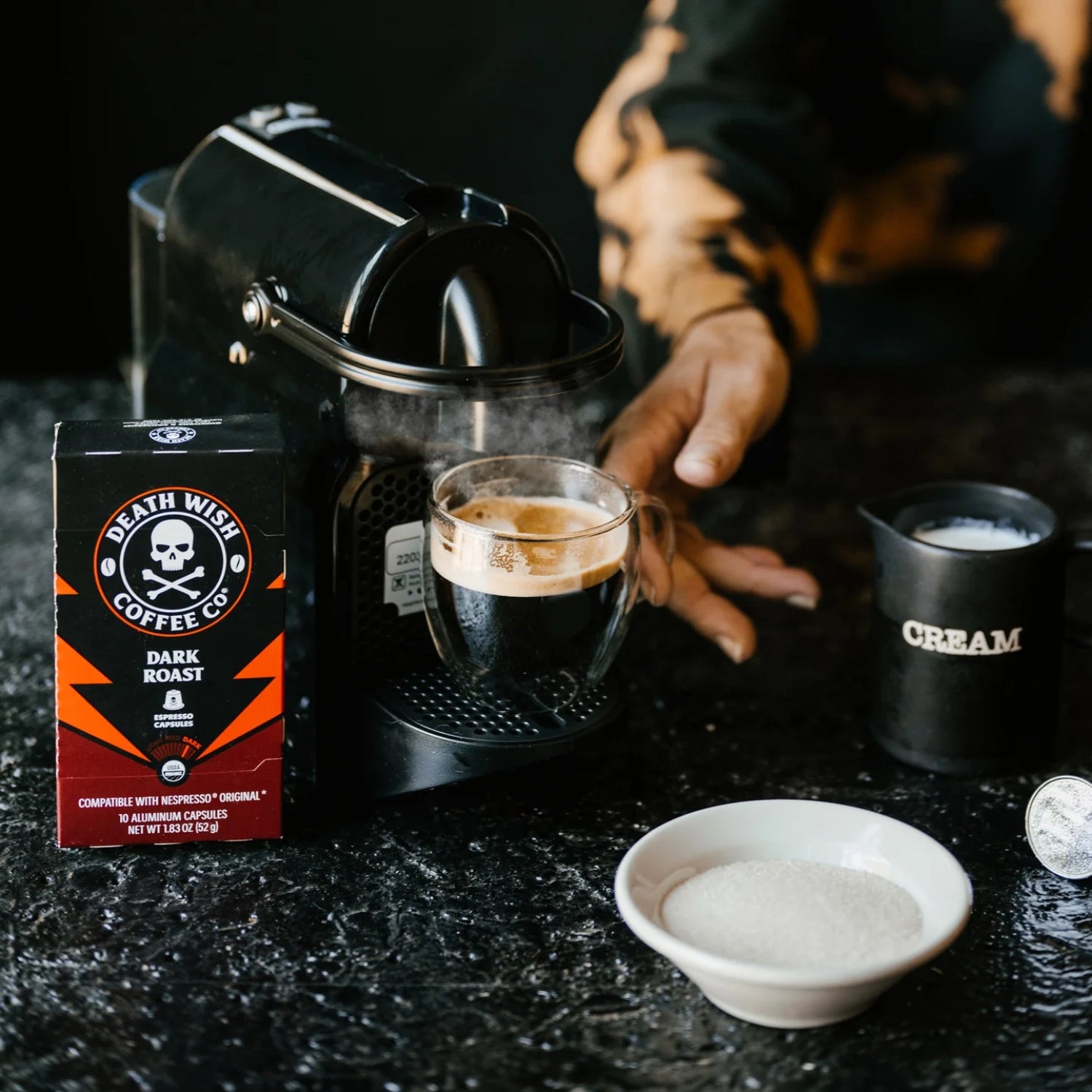 Death Wish Coffee Co® Dark Roast Organic Espresso Capsules