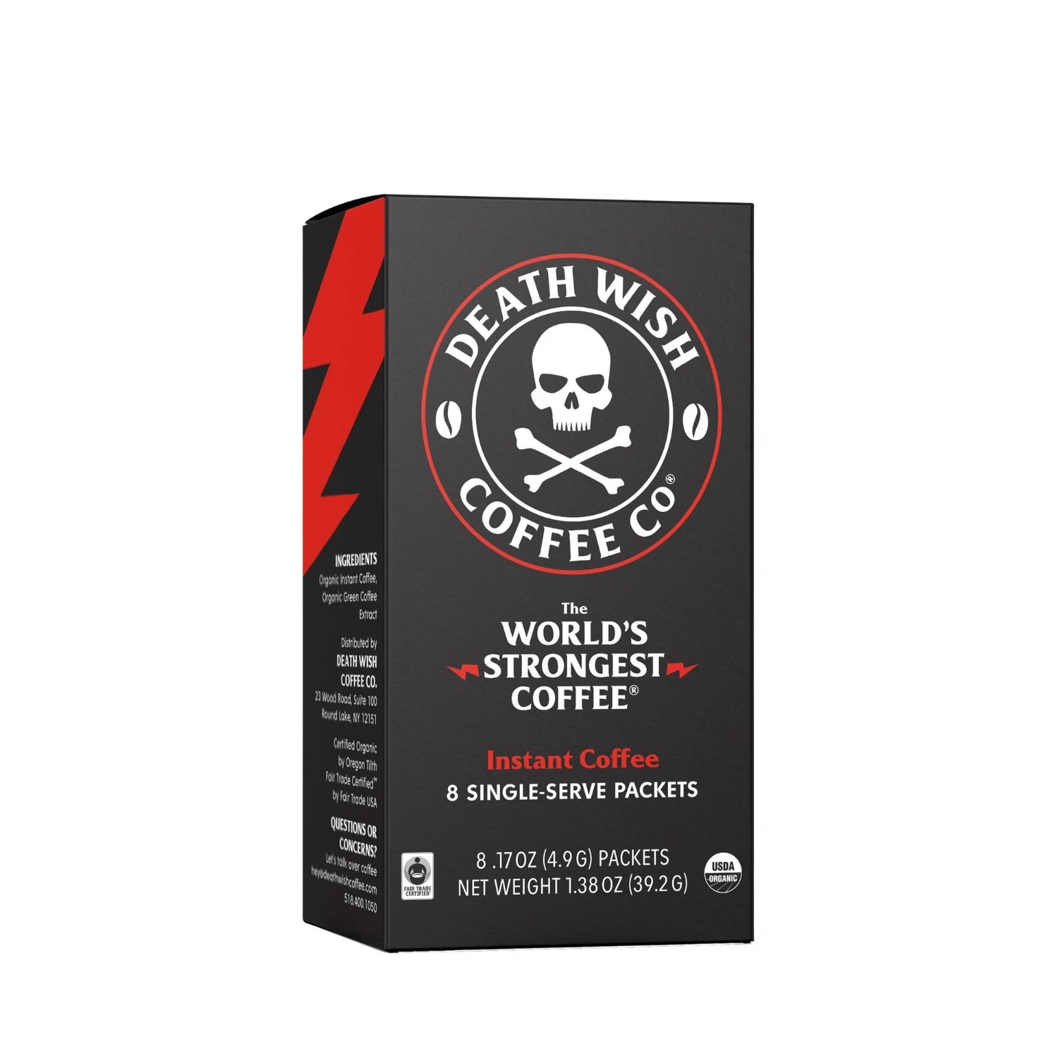 Death Wish Coffee Dark Roast Instant Coffee Lifestyle Image