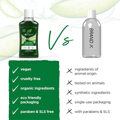 Dr. Organic® Aloe Vera Mouth Wash