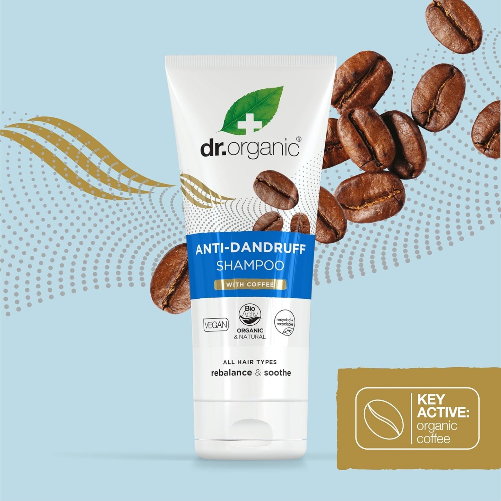 Dr. Organic® Coffee Anti Dandruff Shampoo