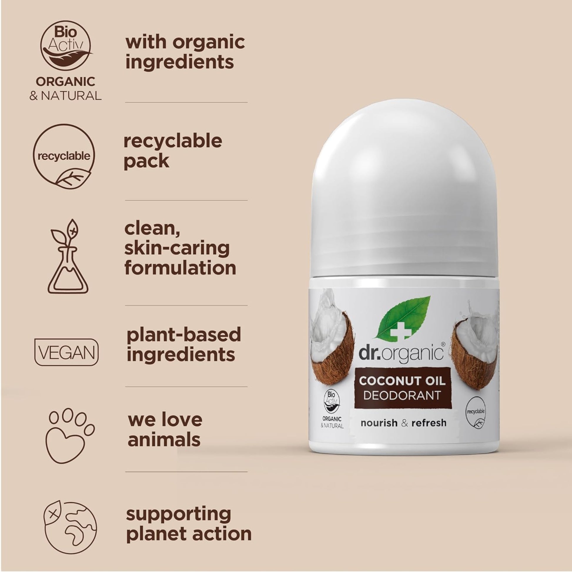 Dr. Organic® Virgin Coconut Oil Deodorant