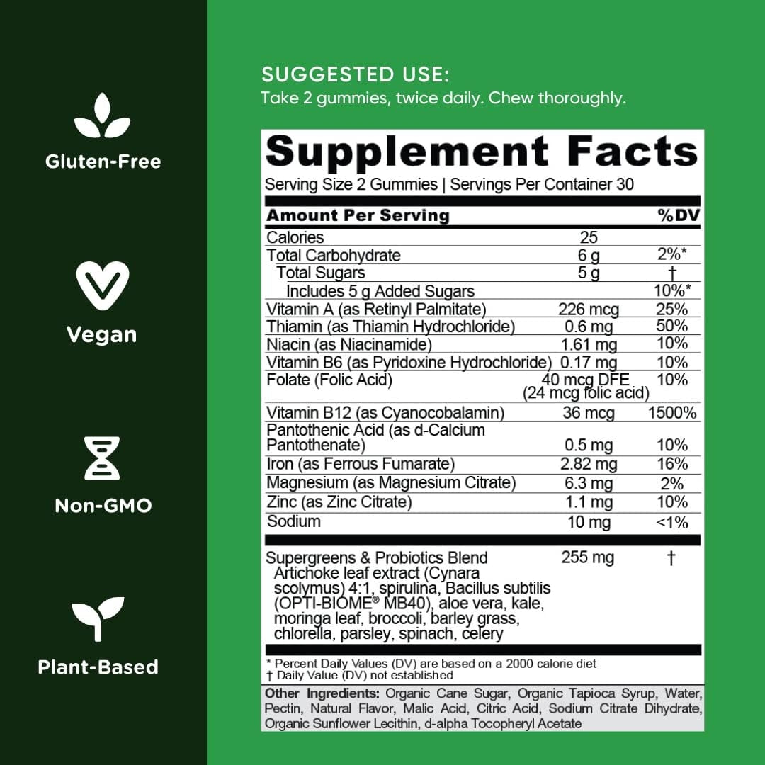 Goli® Supergreens Gummies