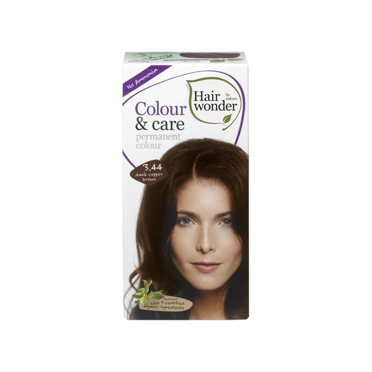 Hairwonder Colour & Care Hair Colorant 3.44 Dark Copper Brown