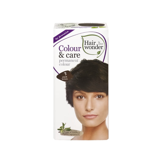 Hairwonder Colour & Care Hair Colorant 3 Dark Brown