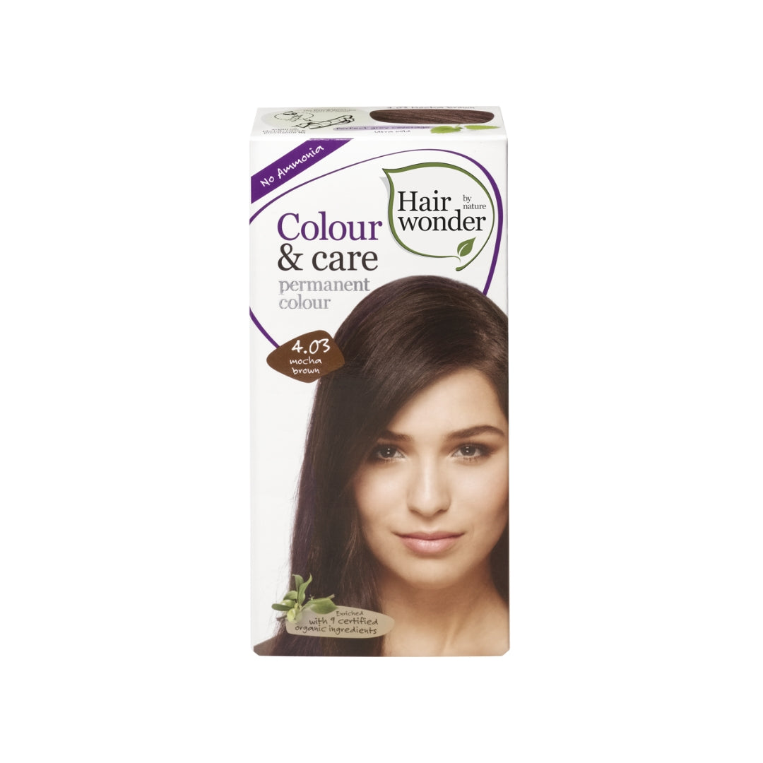 Hairwonder Colour & Care Hair Colorant 4.03 Mocha Brown