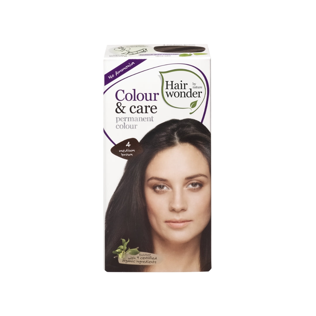 Hairwonder Colour & Care Hair Colorant 4 Medium Brown