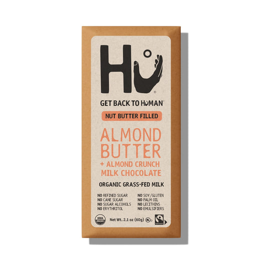 Hu® Almond Butter & Almond Crunch Organic Grass-Fed Milk Chocolate Bar