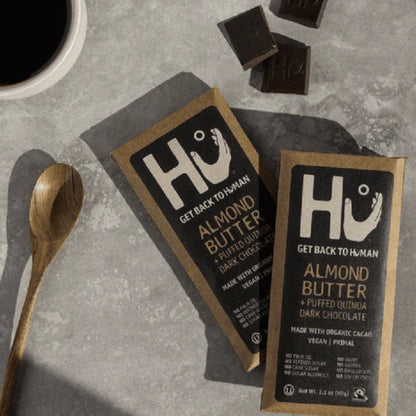 Hu® Almond Butter & Puffed Quinoa Organic 70% Cacao Dark Chocolate Bar