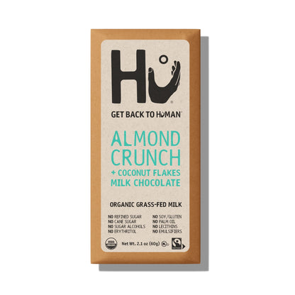 Hu® Almond Crunch & Coconut Flakes Organic Grass-Fed Milk Chocolate Bar