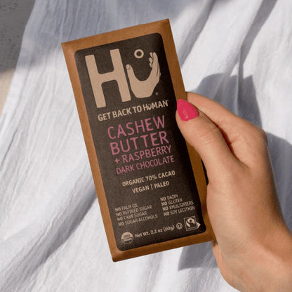 Hu® Cashew Butter & Raspberry Organic 70% Cacao Dark Chocolate Bar