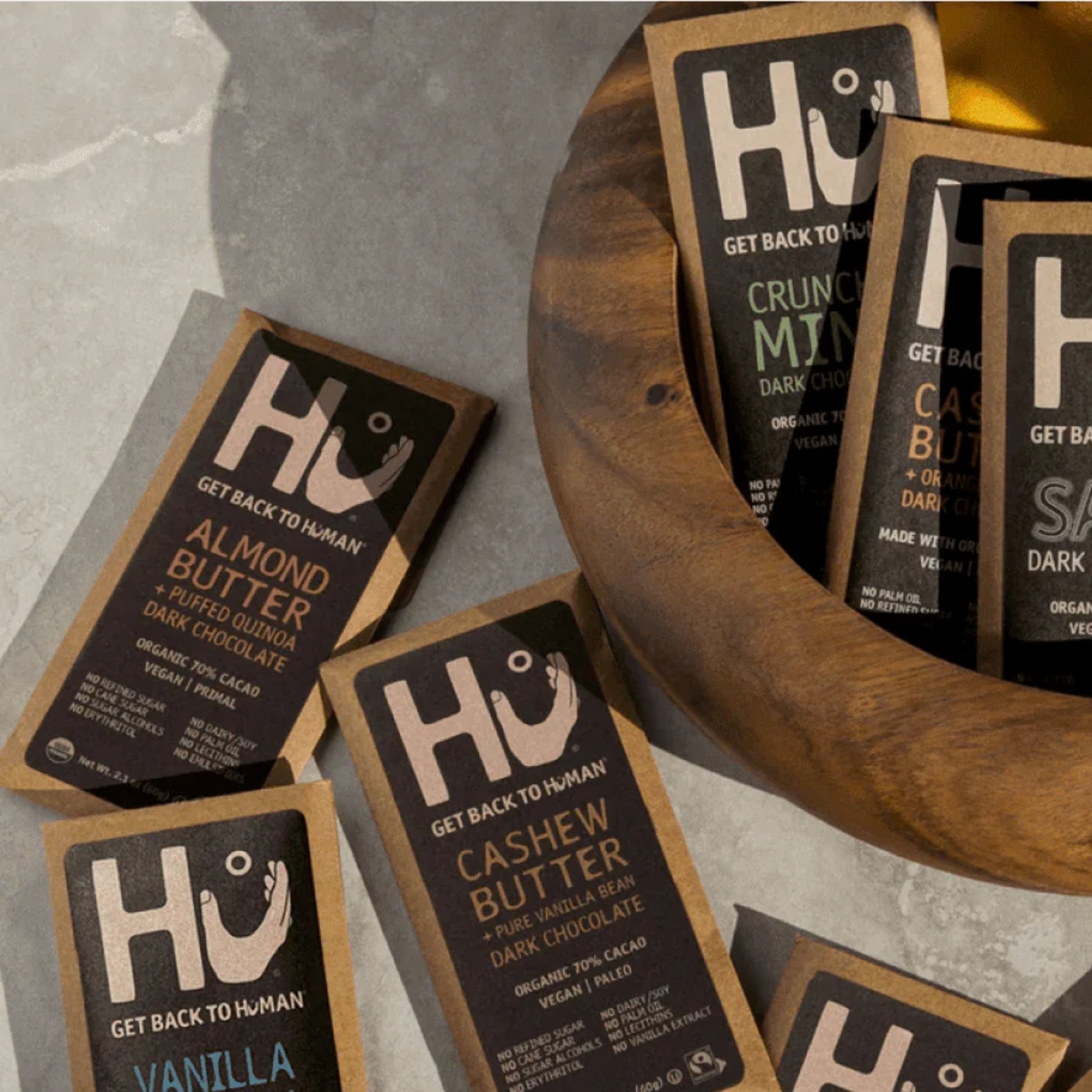 Hu® Cashew Butter & Vanilla Organic 70% Cacao Dark Chocolate Bar