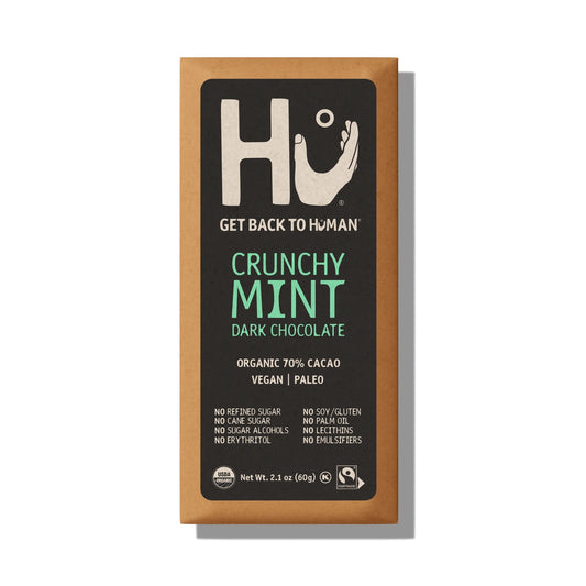 Hu® Crunchy Mint Organic 70% Cacao Dark Chocolate Bar