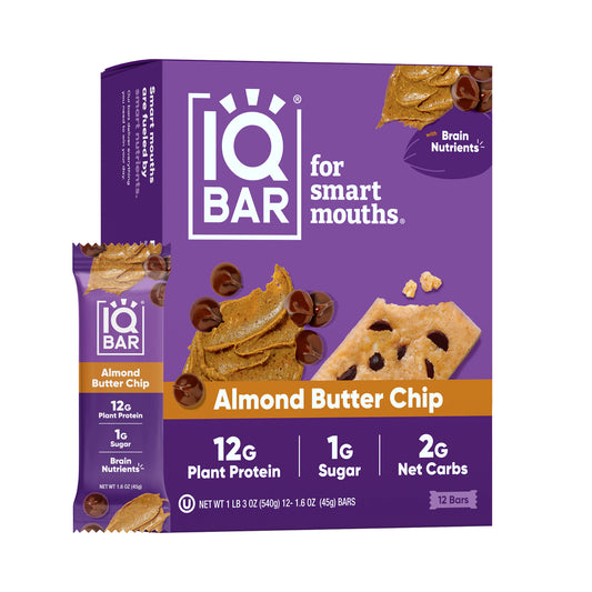 Almond Butter Chip Plant Protein Bar Case