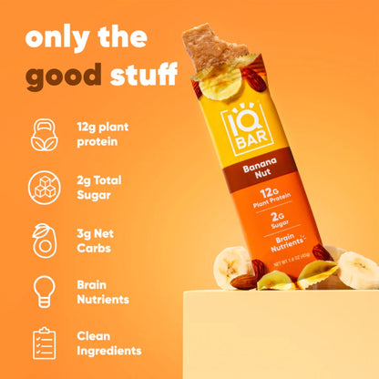 IQBAR® Banana Nut Plant Protein Bar