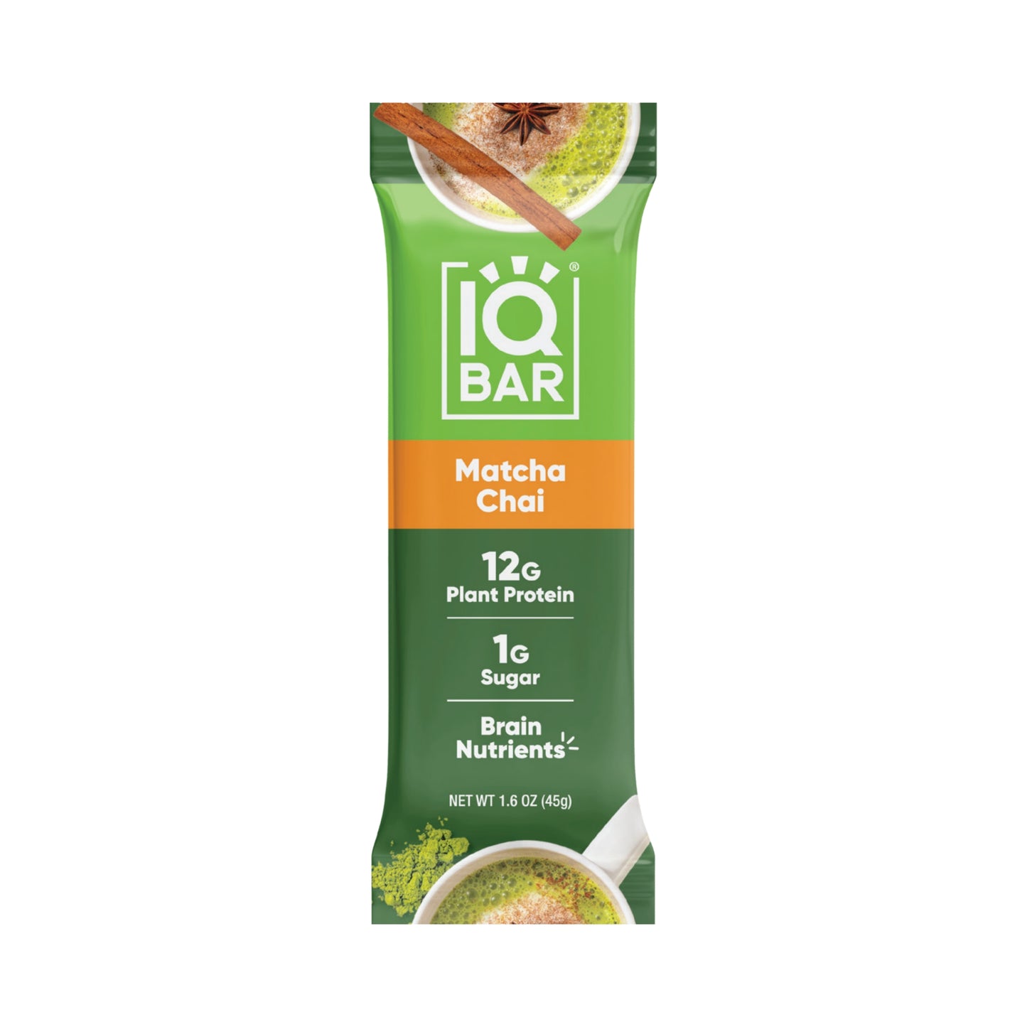 IQBAR® Matcha Chai Plant Protein Bar