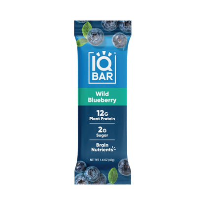 IQBAR® Wild Blueberry Plant Protein Bar