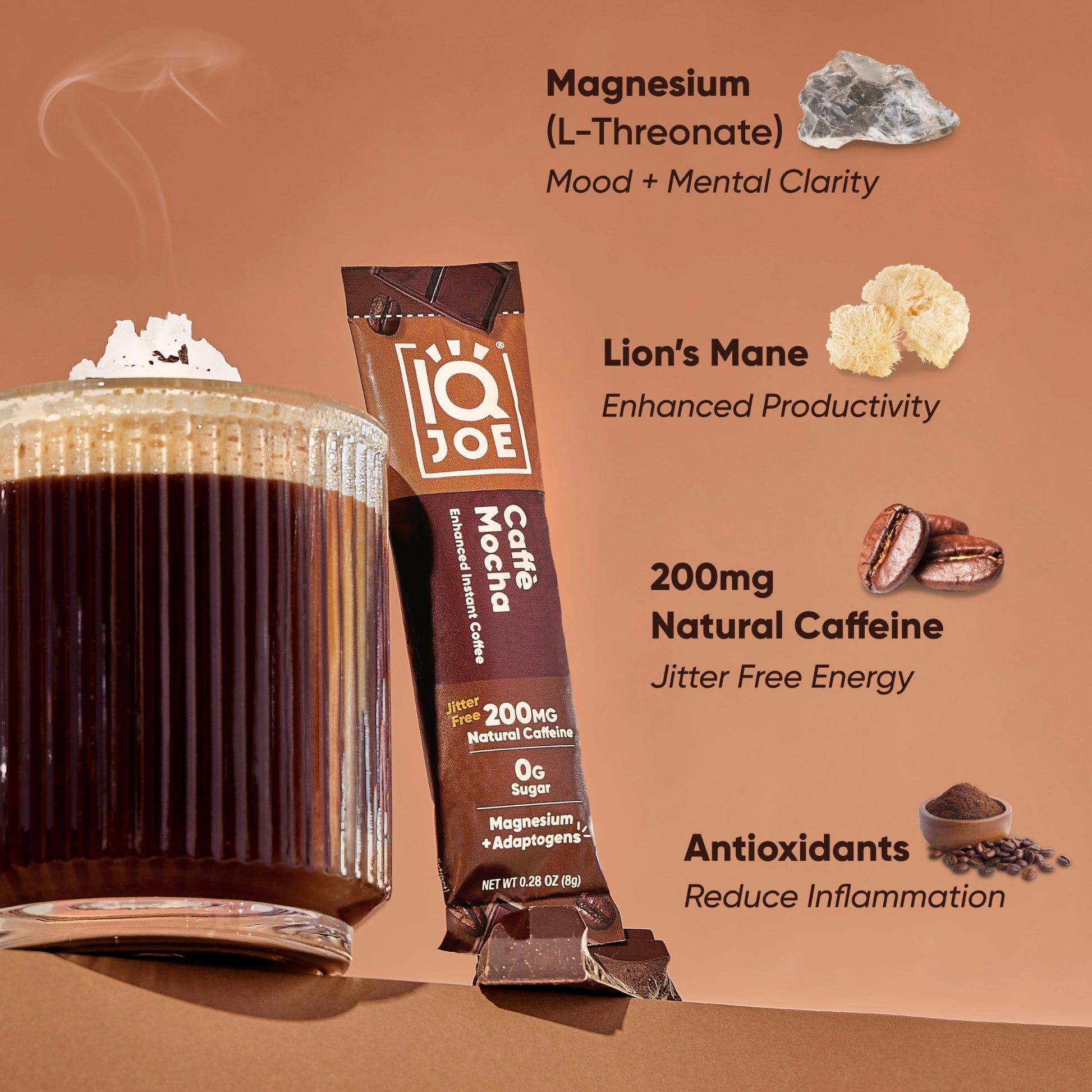 IQJOE® Variety Pack Instant Mushroom Coffee