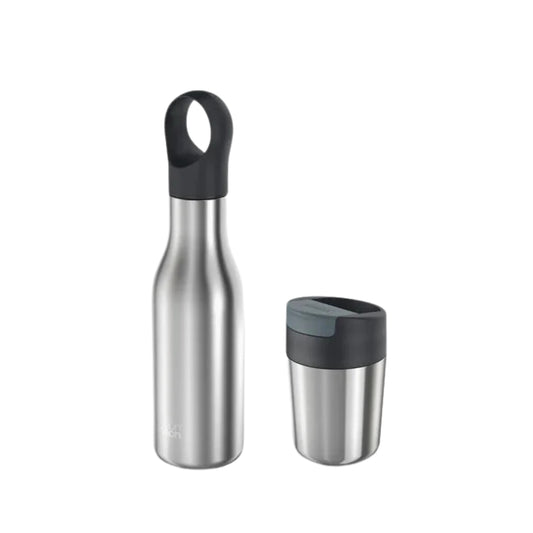 Jospeh Joseph® 2-Piece Stainless-Steel Travel Mug & Bottle Set