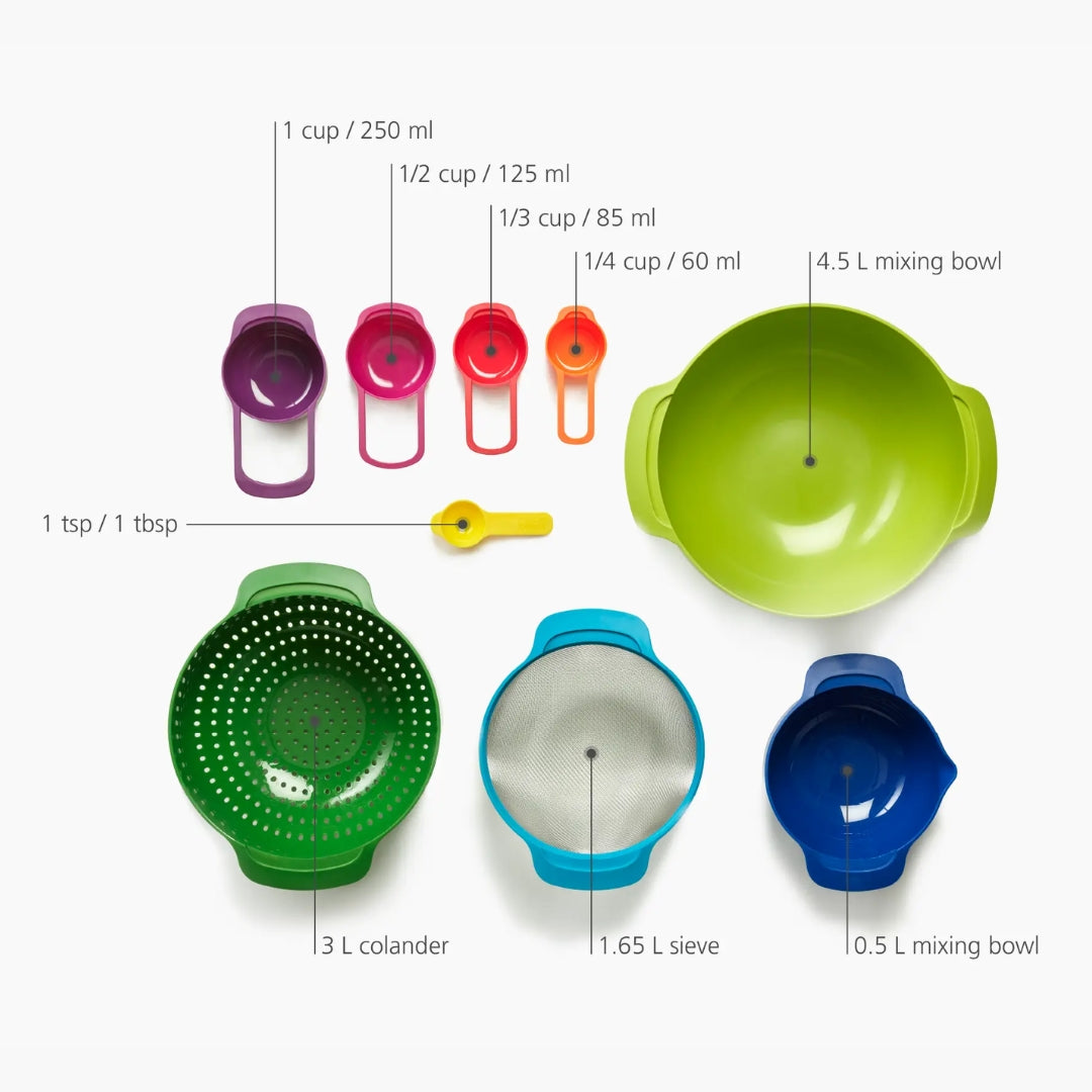 Jospeh Joseph® Nest™ 9 Plus Multicolour Bowl Set