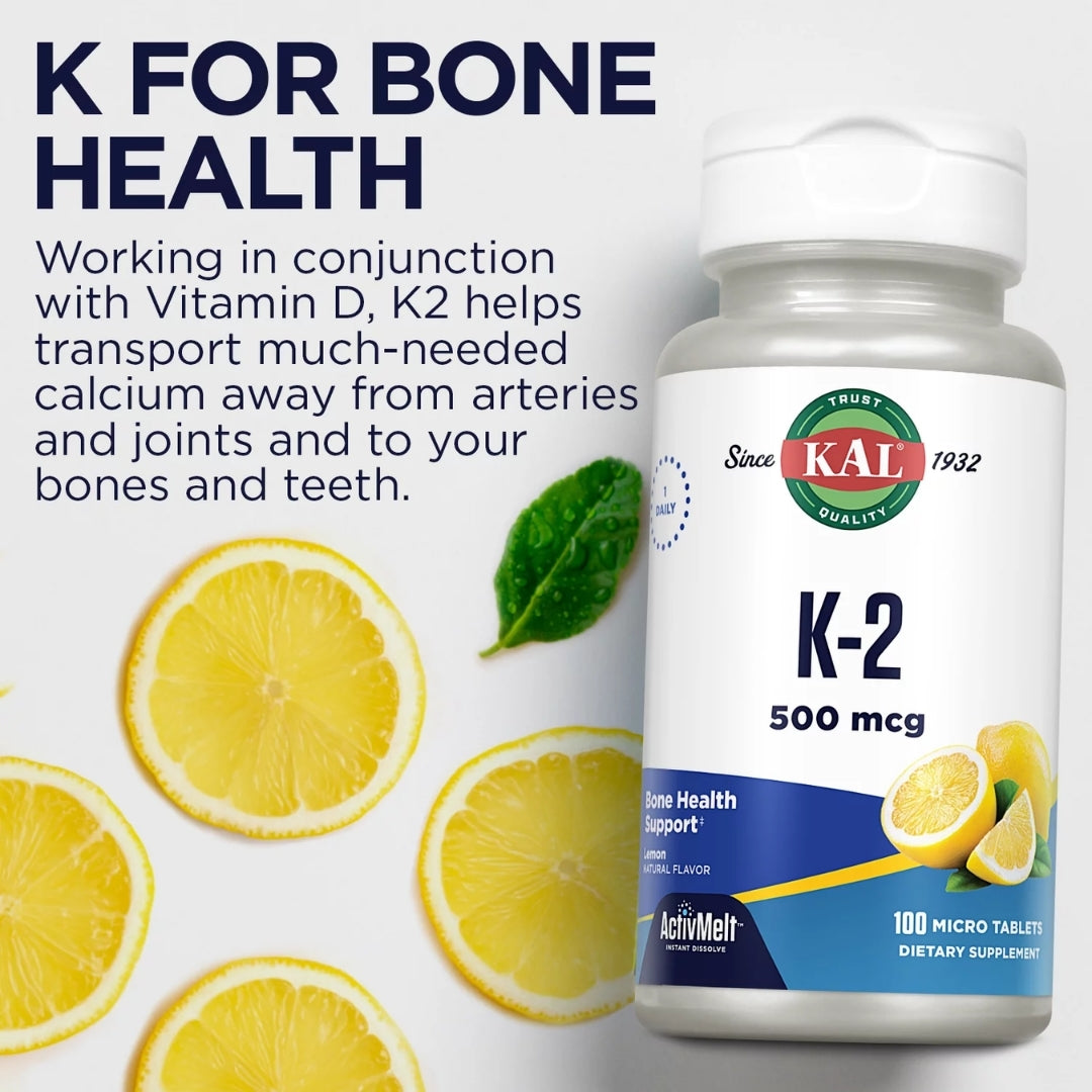 KAL Vitamin K2 500mcg