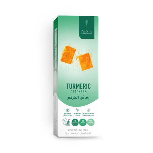 L'arôme Turmeric Crackers