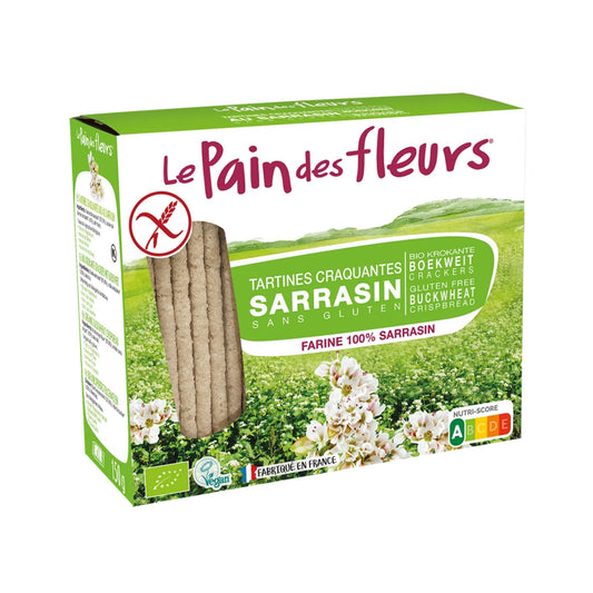 Le Pain Des Fleurs® Organic Gluten Free Buckwheat Crispbread