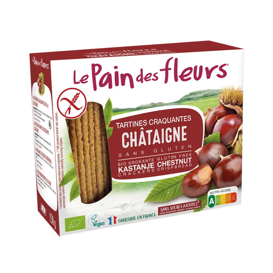 Le Pain Des Fleurs® Organic Gluten Free Chestnut Crispbread